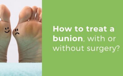 Bunion treatment options – with or without surgery?